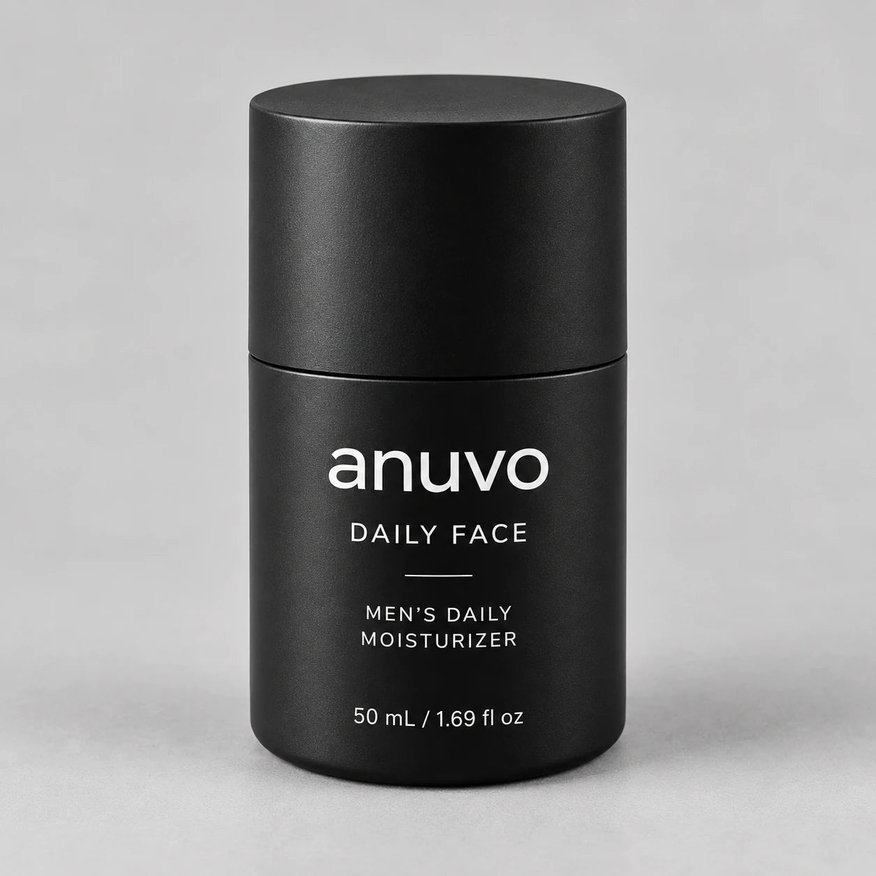 Close view of Anuvo Daily Face packaging